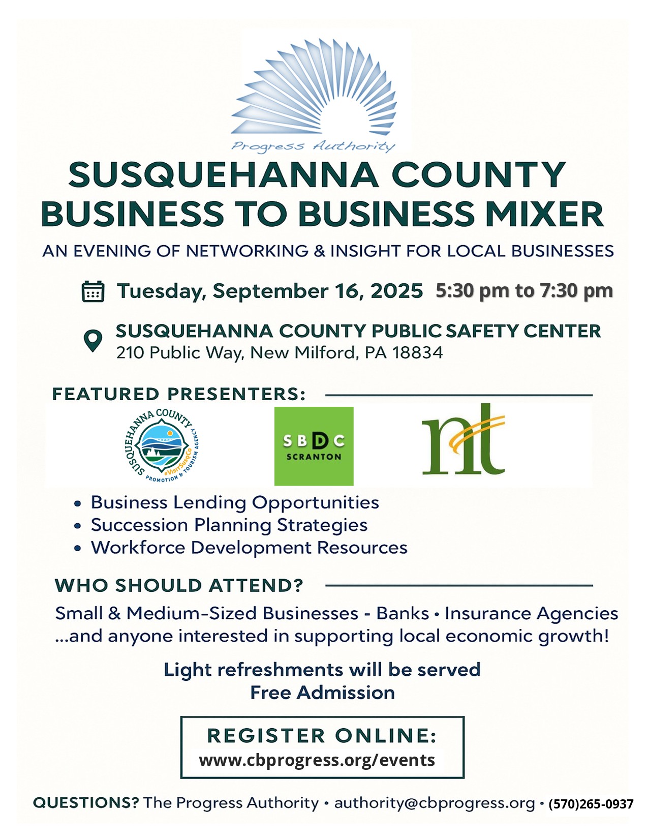 Susquehanna County Business-to-Business Mixer